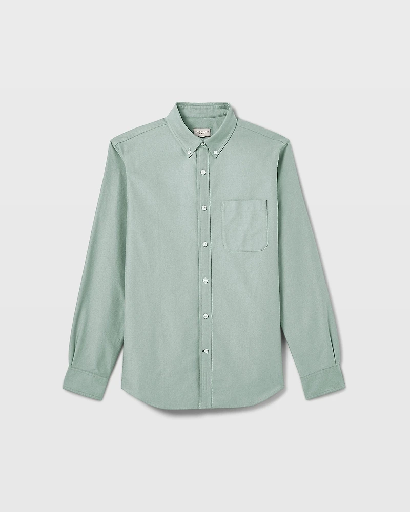 Long-Sleeve Solid Oxford Shirt