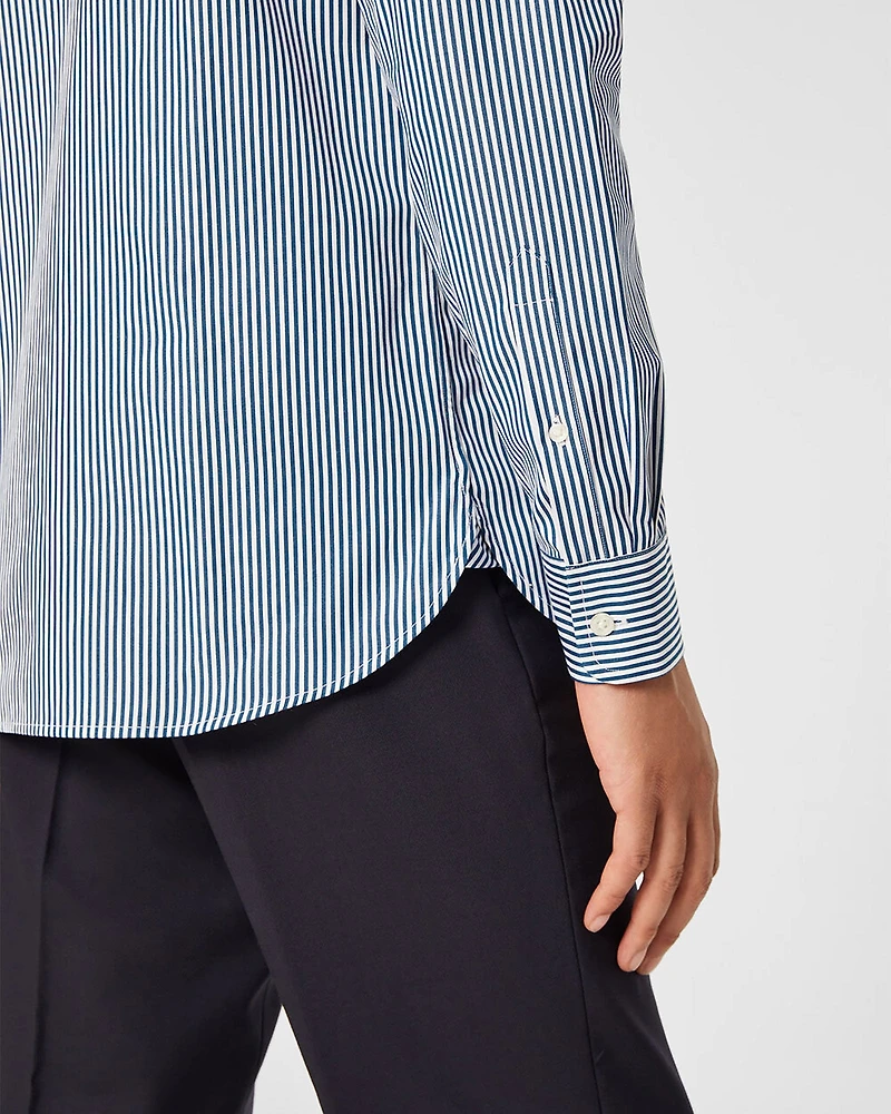 Stripe Poplin Dress Shirt