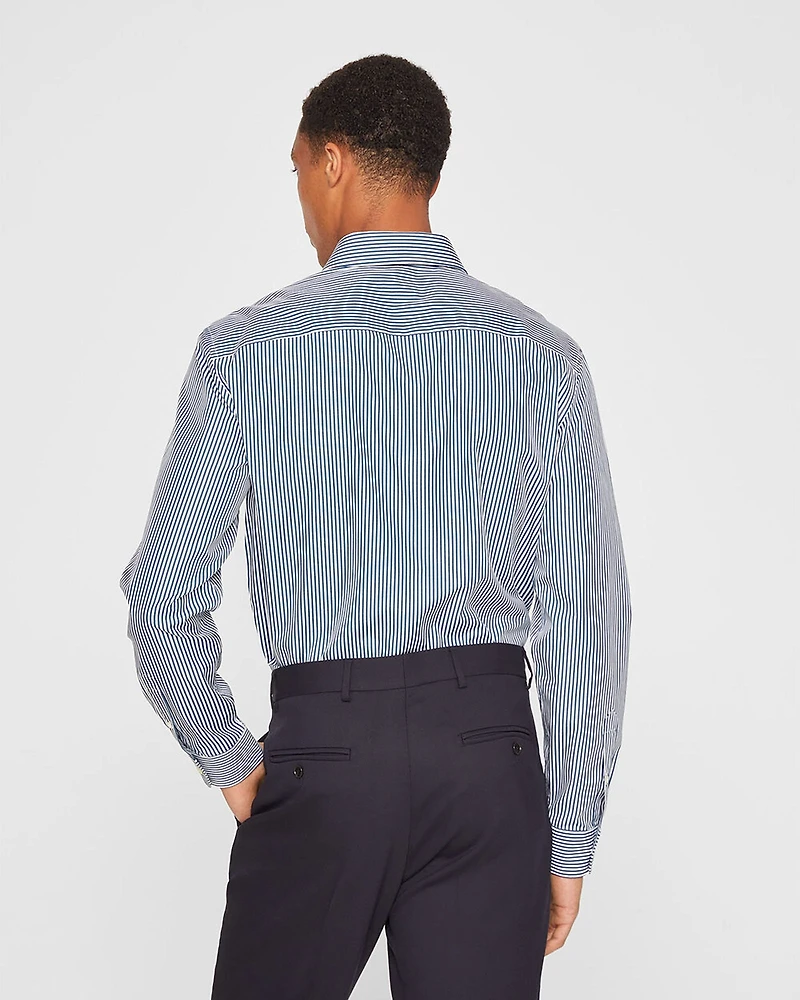 Stripe Poplin Dress Shirt