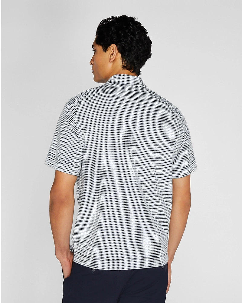 Seersucker Knit Popover