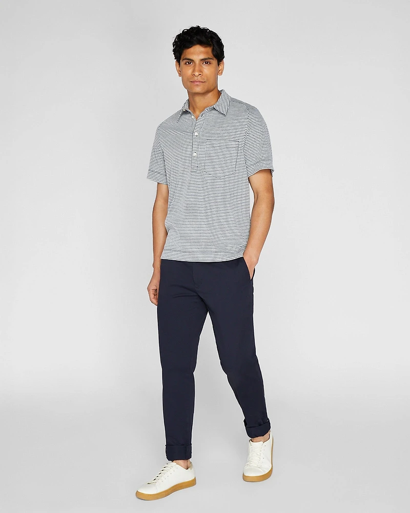 Seersucker Knit Popover