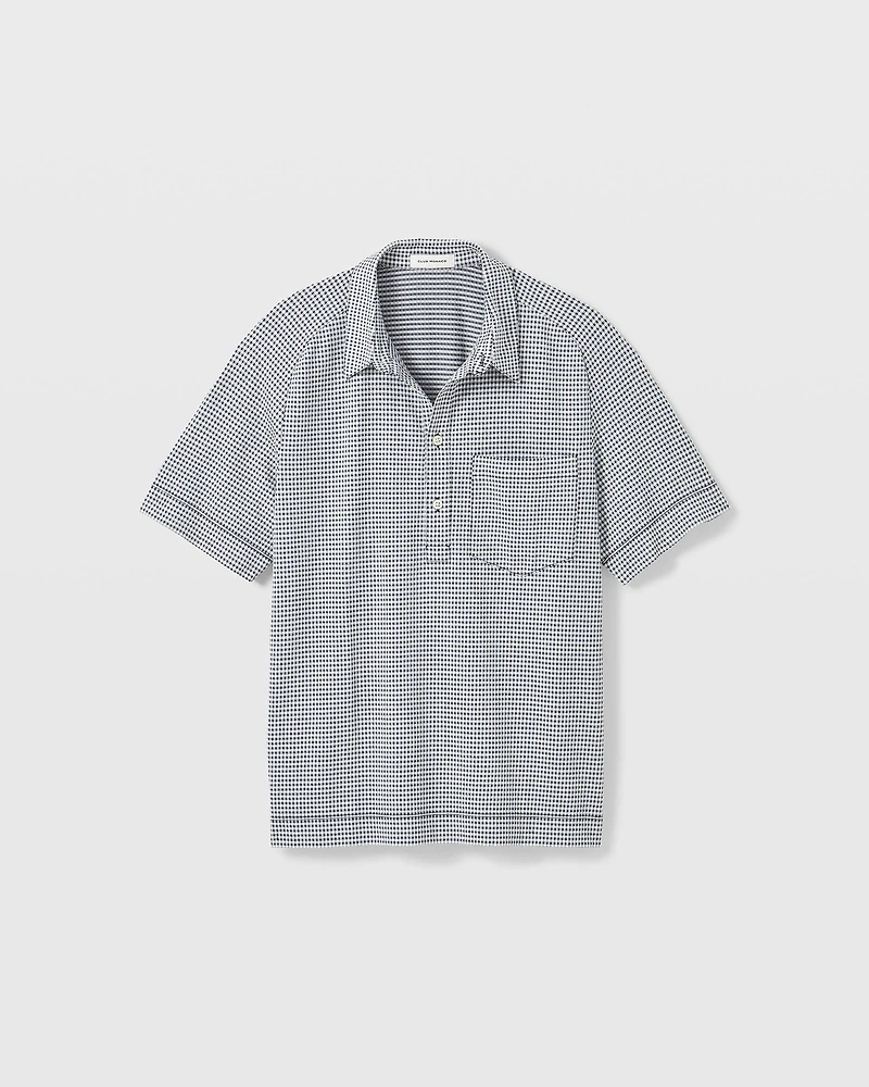 Seersucker Knit Popover