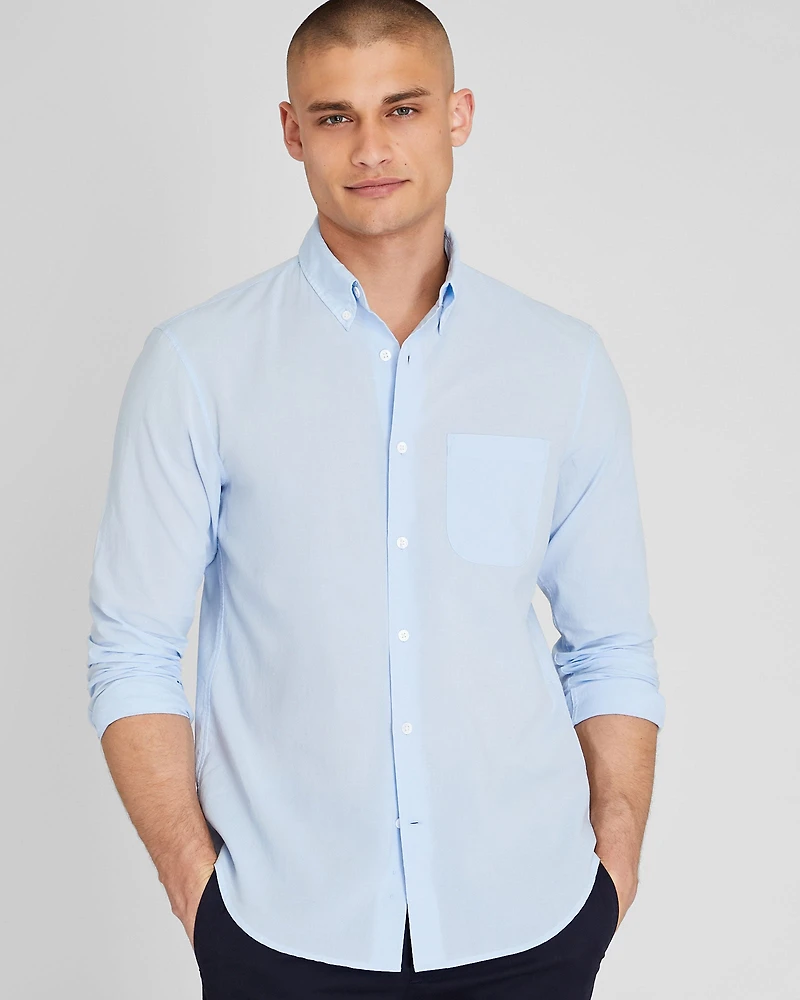 Solid Airy Poplin Shirt