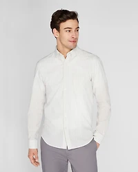 Airy Poplin Stripe Shirt