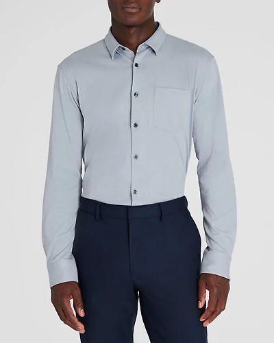 Long-Sleeve Knit Shirt