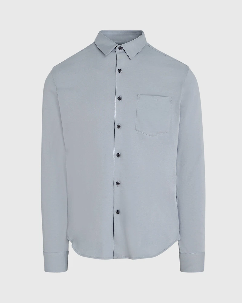 Long-Sleeve Knit Shirt
