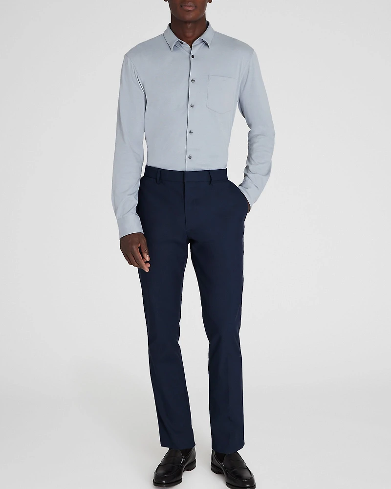 Long-Sleeve Knit Shirt