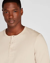 Doubleface Long-Sleeve Henley