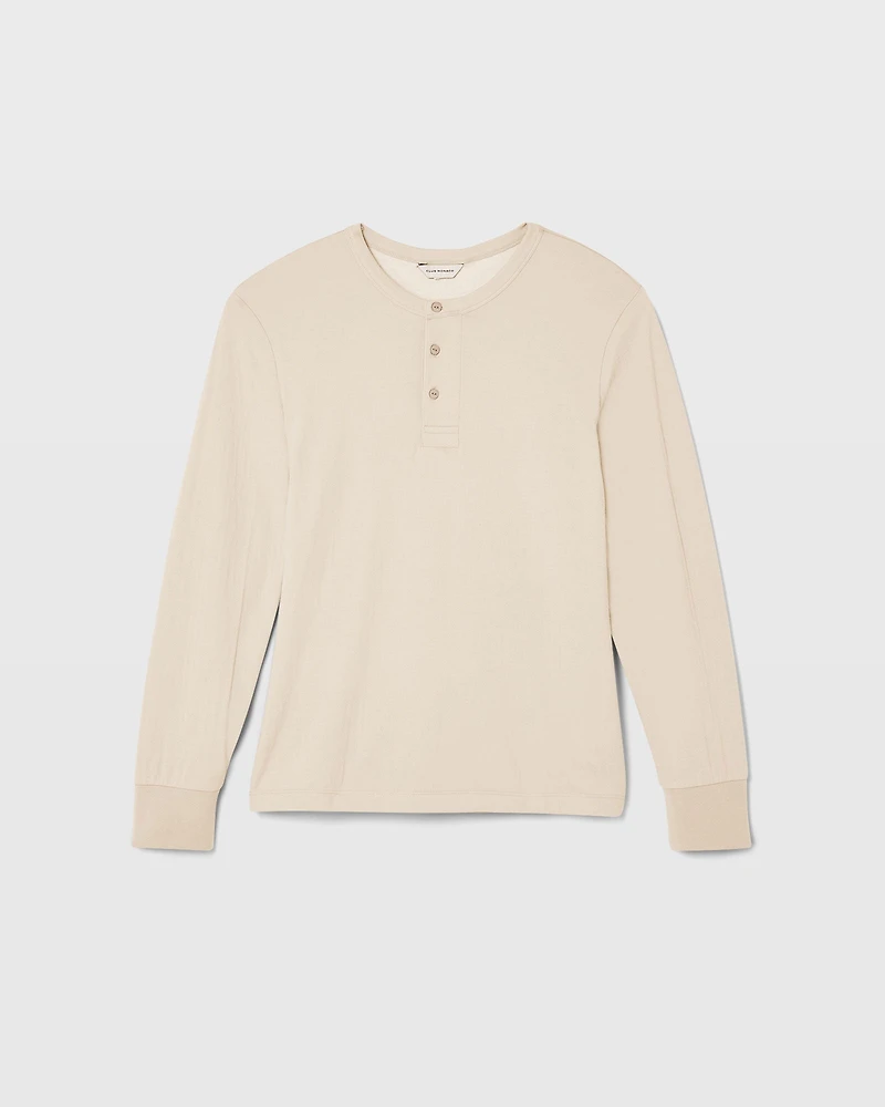 Doubleface Long-Sleeve Henley