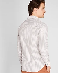 Long Sleeve Multi Stripe Poplin Shirt
