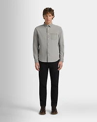 Long-Sleeve Denim Shirt