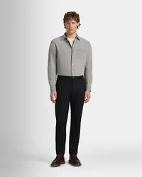 Long-Sleeve Denim Shirt