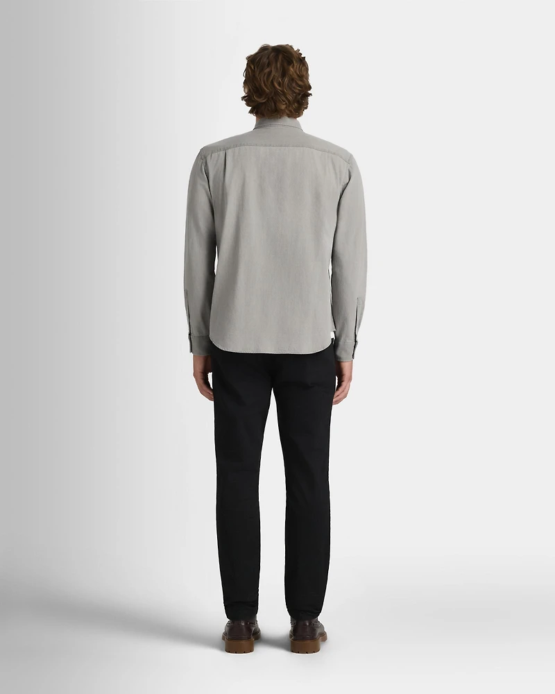 Long-Sleeve Denim Shirt