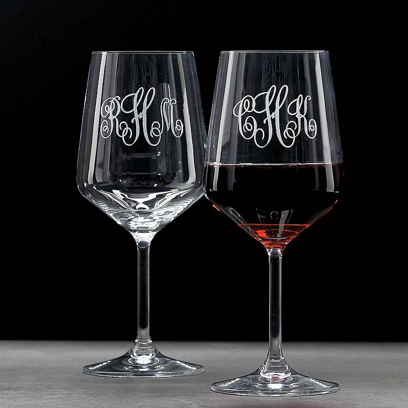 Stemmed Red Wine Glass