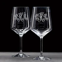 Stemmed Red Wine Glass