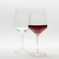 Stemmed Red Wine Glass