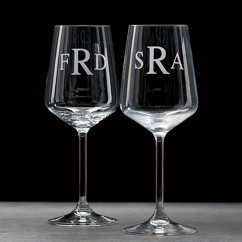 Stemmed White Wine Glass