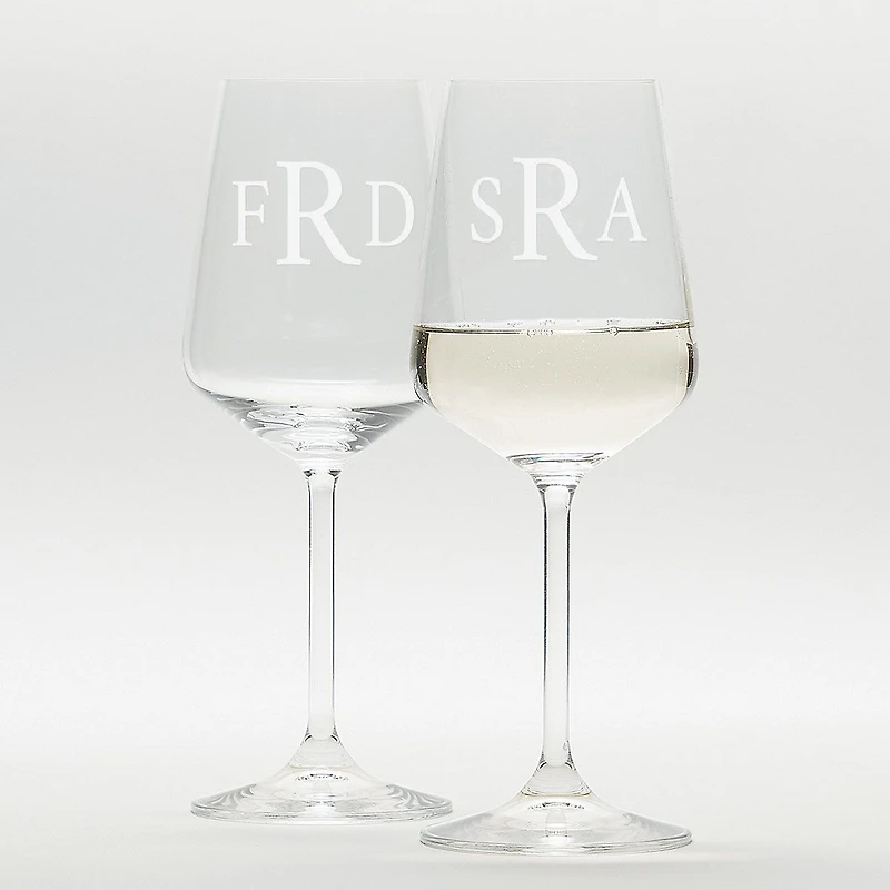Stemmed White Wine Glass