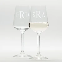 Stemmed White Wine Glass