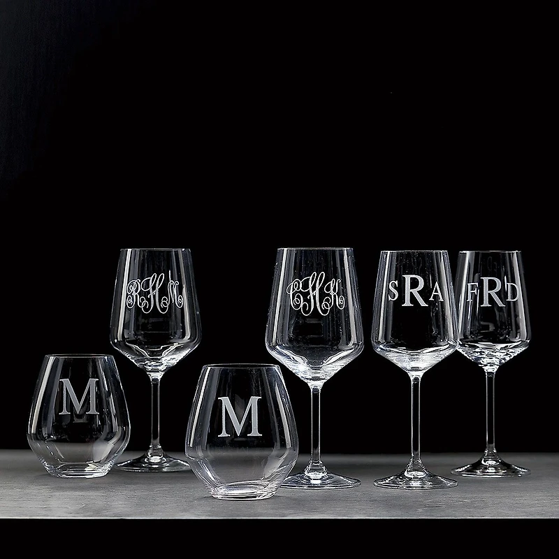 Stemmed White Wine Glass