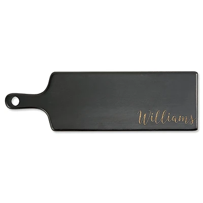 Long Black Cutting Board