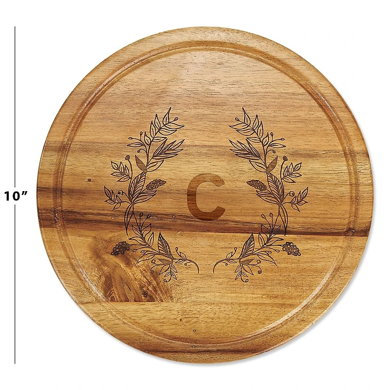 Personalized Acacia Cheese Board Set