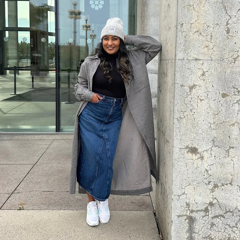 City Collection Buttoned Shirt Dress