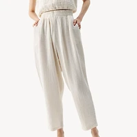 Crinkle Slouchy Pants