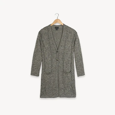 Braided Buttoned Sweater