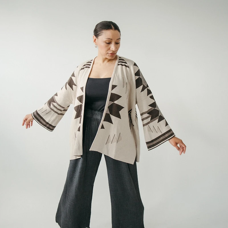 Jacqueline Jacquard Sweater