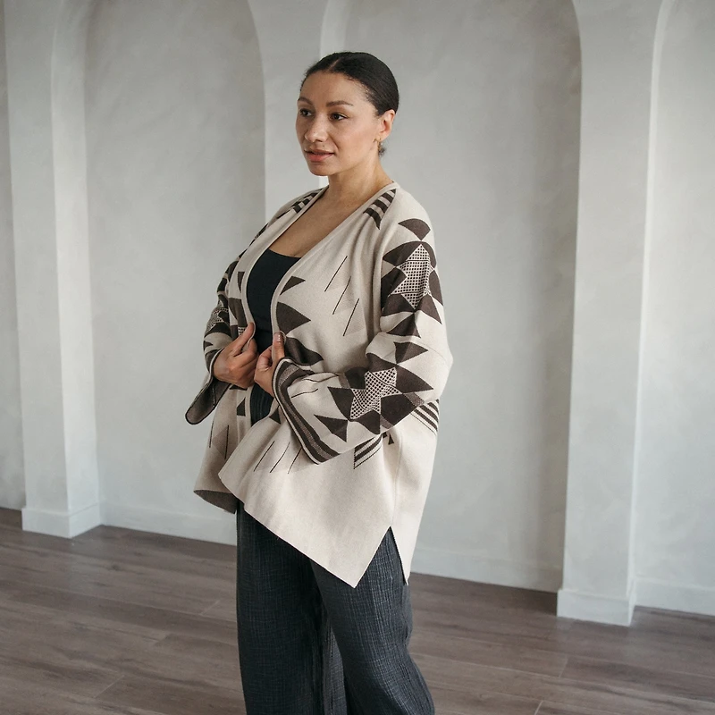 Jacqueline Jacquard Sweater