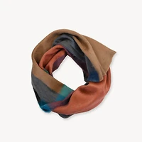 Alpaca Seamless Multi Stripe Scarf