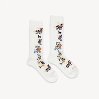 Wild Rose Alpaca Socks