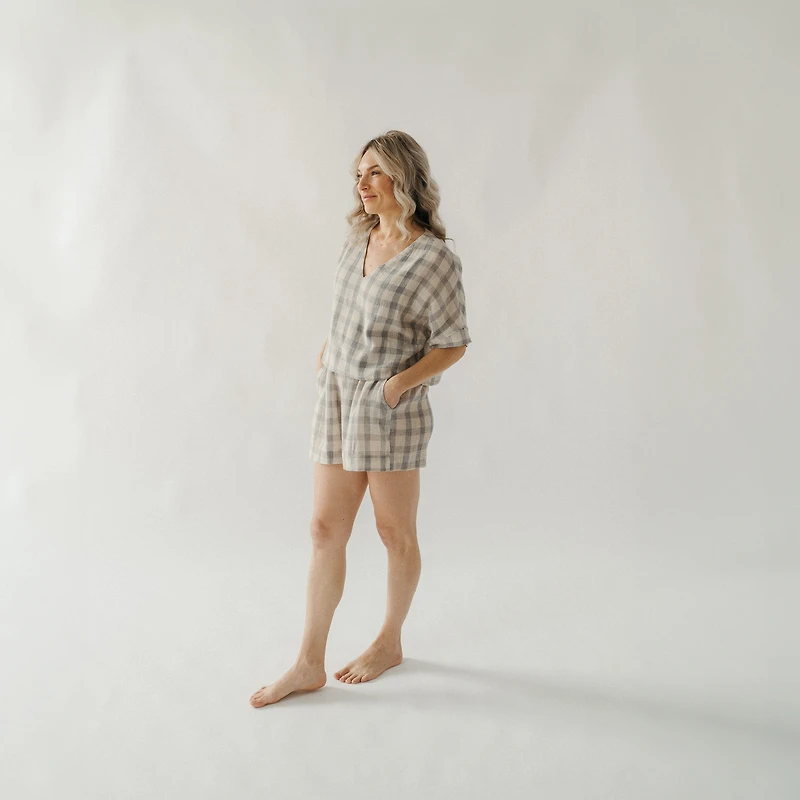Plaid Crop Top