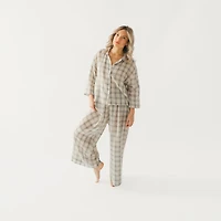 Plaid Palazzo Pants