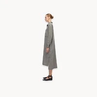 City Collection Buttoned Shirt Dress