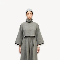 City Collection High Neck Blouse