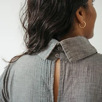 City Collection High Neck Blouse