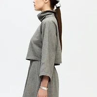 City Collection High Neck Blouse