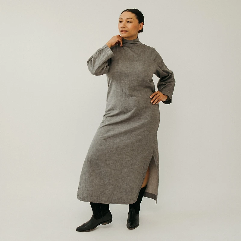 City Collection High Neck Dress
