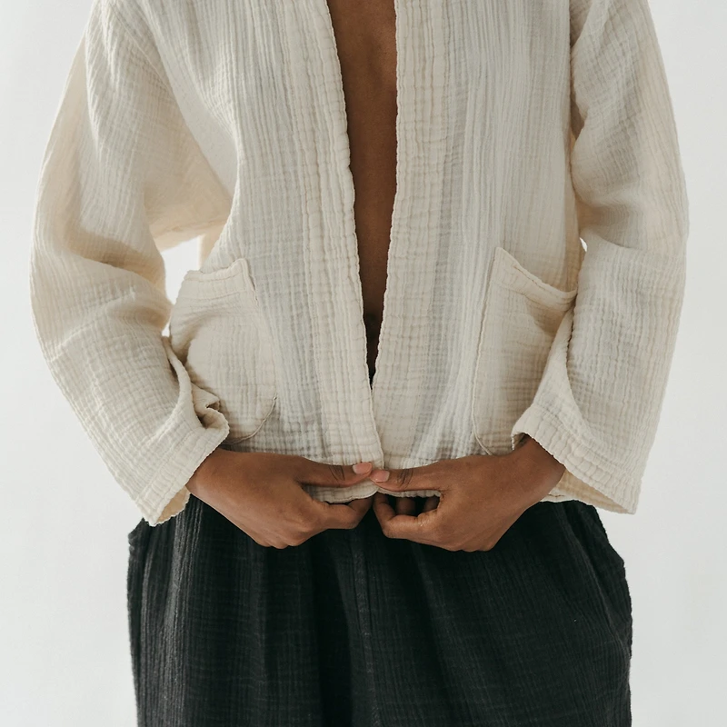 Crinkle Short Jacket