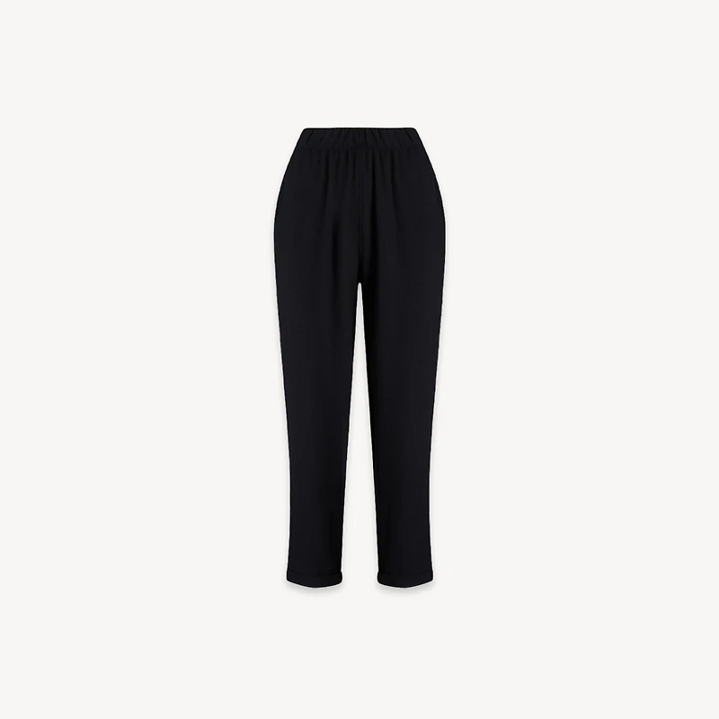 Flat Black Slouchy Pants