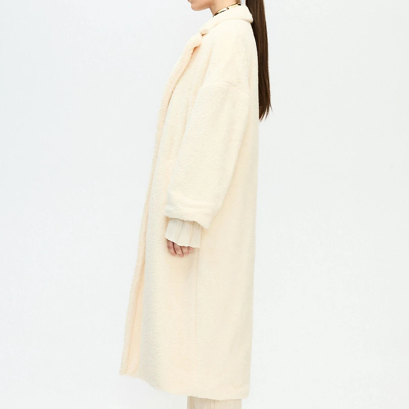 Recycled Sherpa Long Jacket