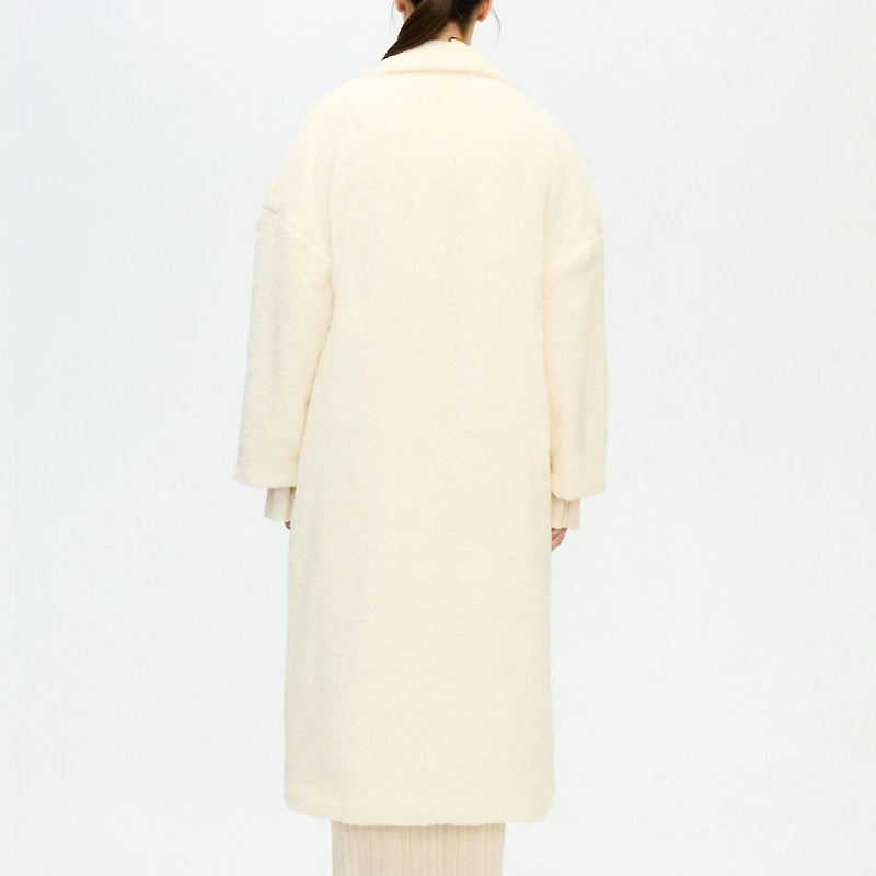 Recycled Sherpa Long Jacket