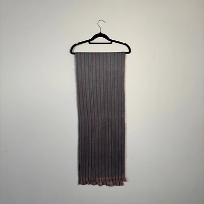 Reb/Blue Stripe Scarf