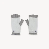 Alpaca Double Layered Fingerless Gloves