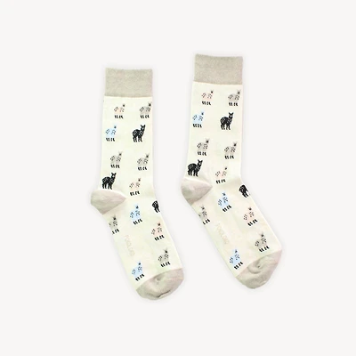 Alpaca Fiesta Pima Socks