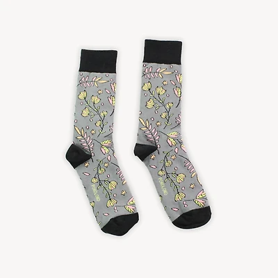Night Floral Pima Socks