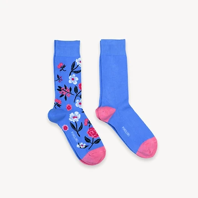 Vintage Floral Pima Socks - Pack of 2