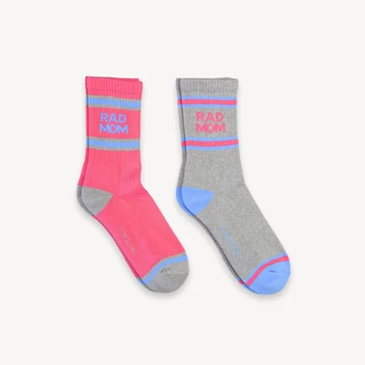 Rad Mom Pima Socks - Pack of 2